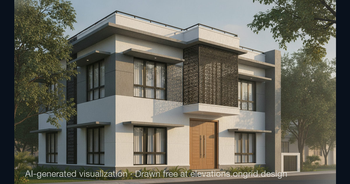 Elevation render by shani, on the Ongrid Design community wall