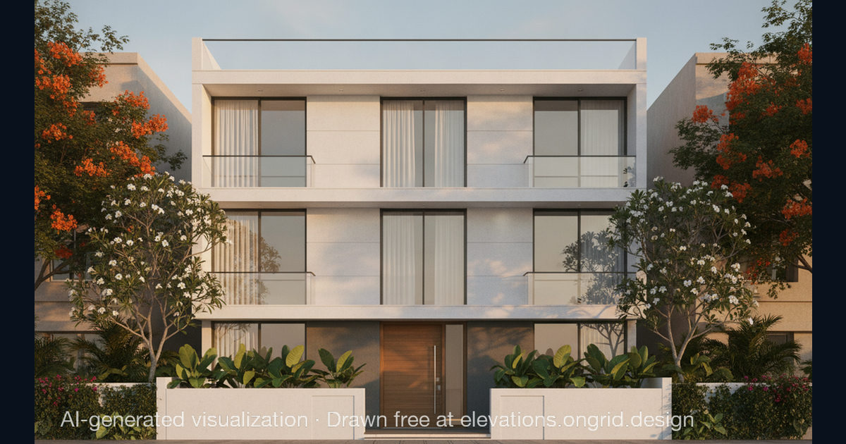 Elevation render by Planning, on the Ongrid Design community wall