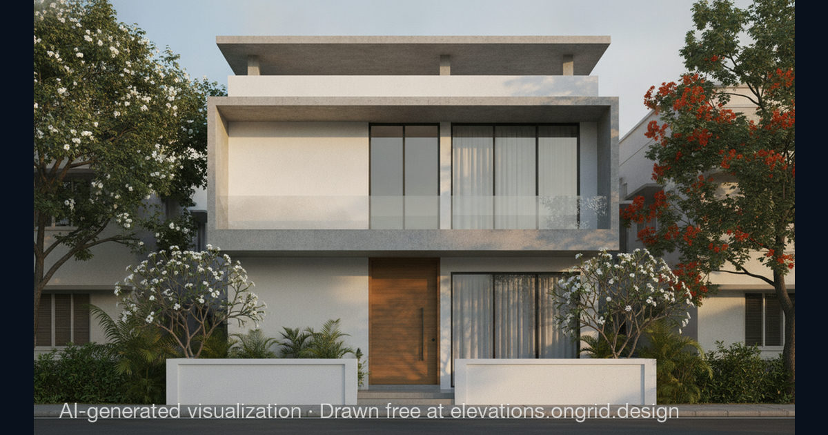 Elevation render by Asia, on the Ongrid Design community wall