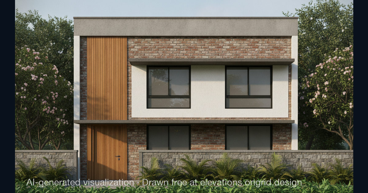 Elevation render by VITTAL, on the Ongrid Design community wall