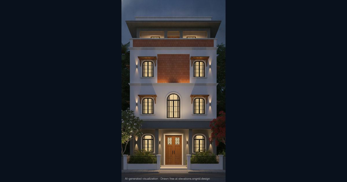 Elevation render by Kalai, on the Ongrid Design community wall
