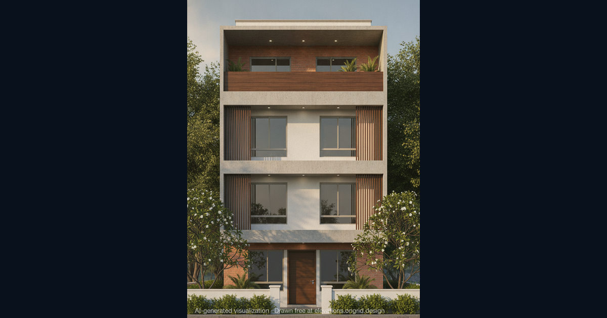 Elevation render by Pk, on the Ongrid Design community wall